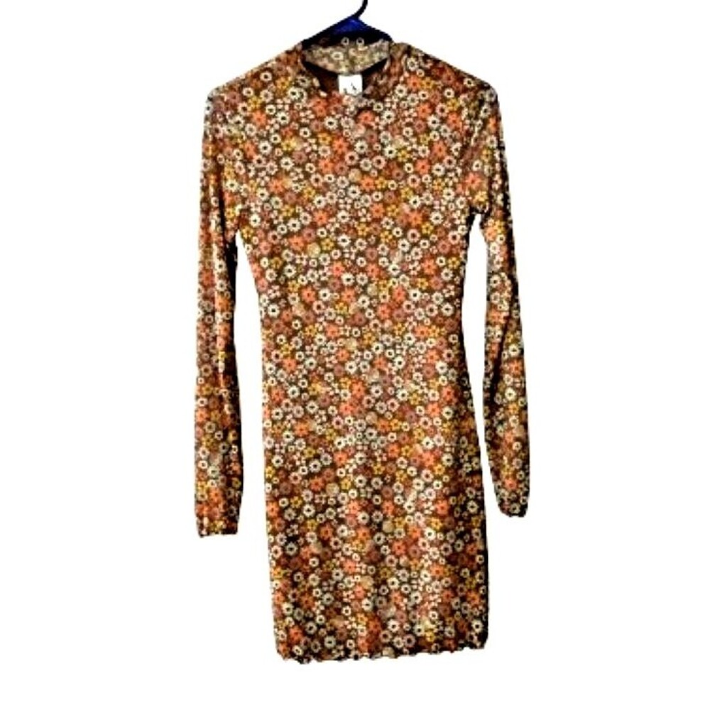 Belle de Jour Womens Dress Size Medium Lined Boho Bohemian Daisy Floral